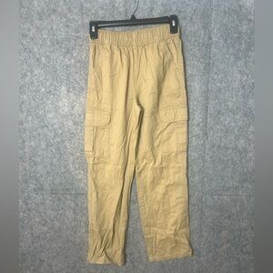 Children’s Place Kids Size 10 Tan Cargo Joggers Elastic Waist
